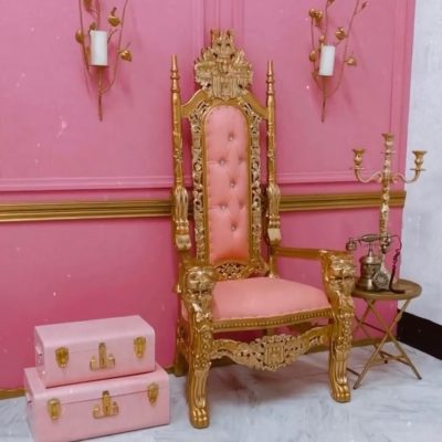 Gold & Pink Throne - $60