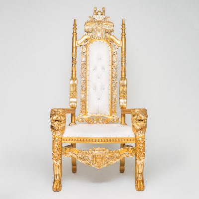 White/Gold Throne - $60
