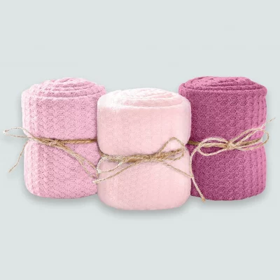 pink baby blankets