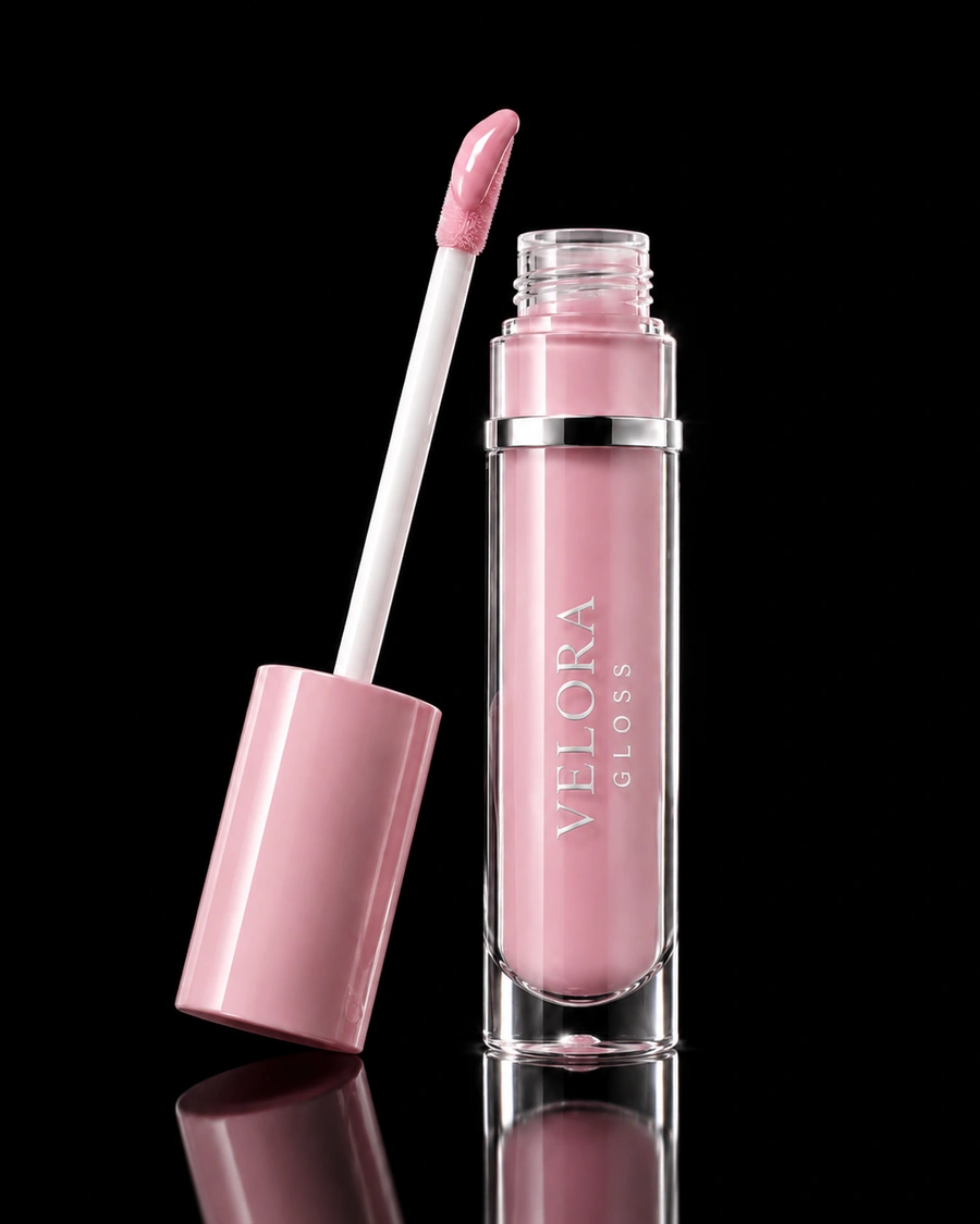 Velora lip gloss commercial photography by Éniary Studio